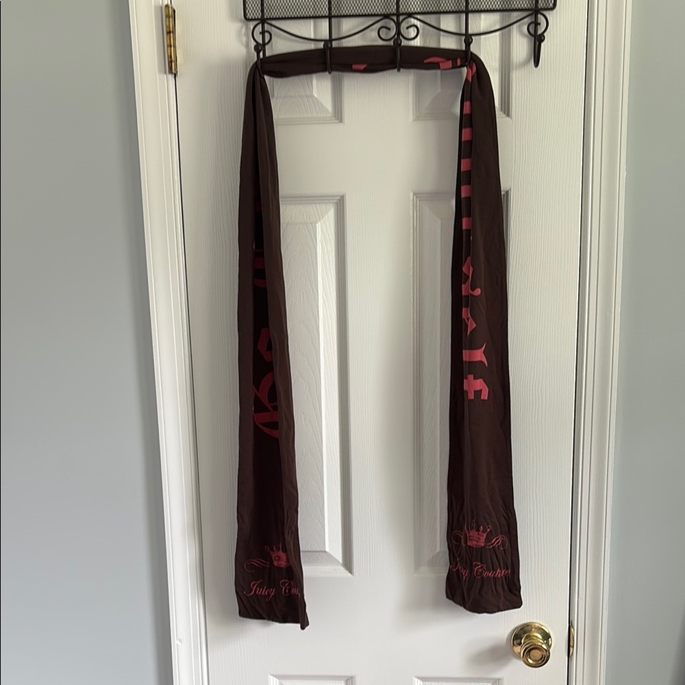 Juicy Couture Chocolate and Rose Go Couture Yourself Modal Scarf